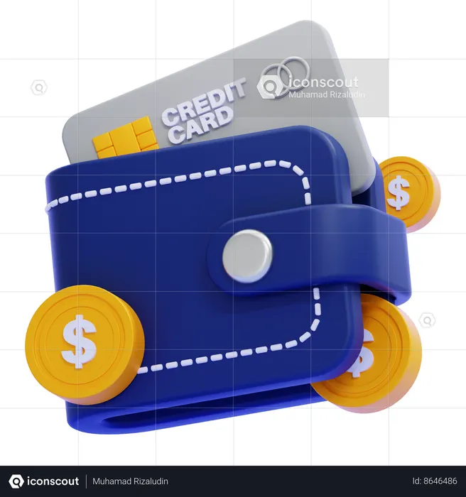 Wallet  3D Icon