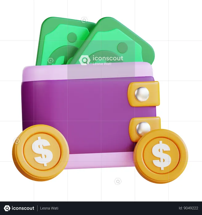 Wallet  3D Icon