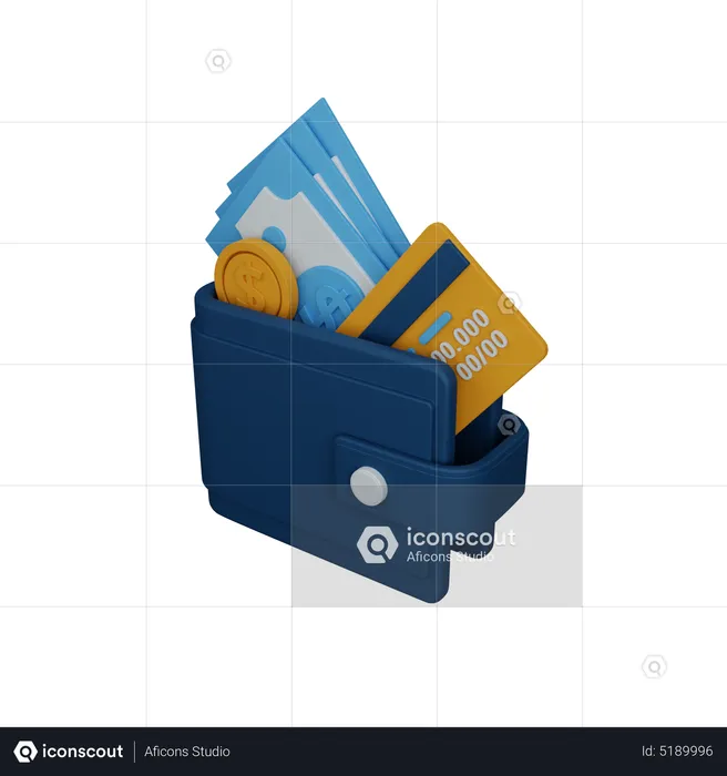 Wallet  3D Icon