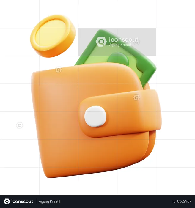 Wallet  3D Icon