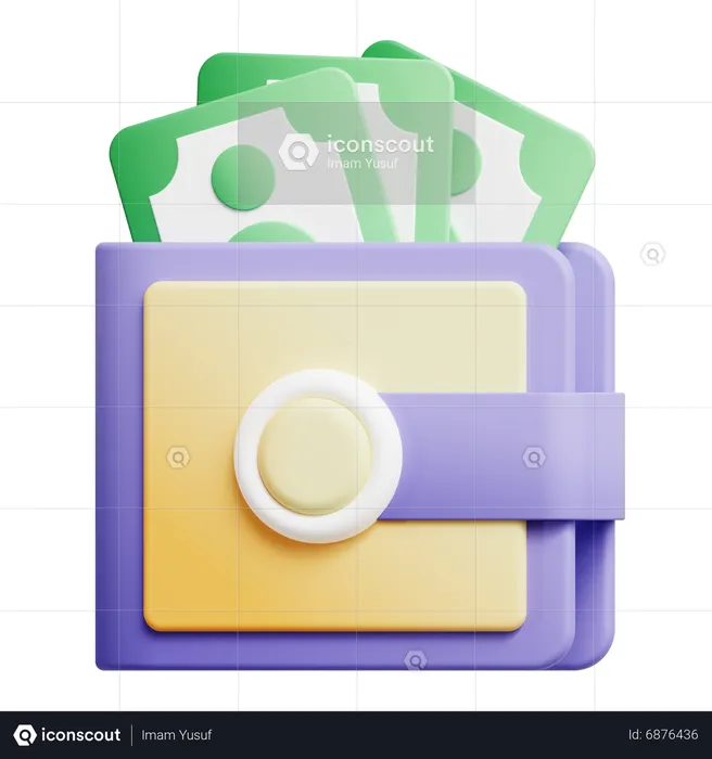 Wallet  3D Icon