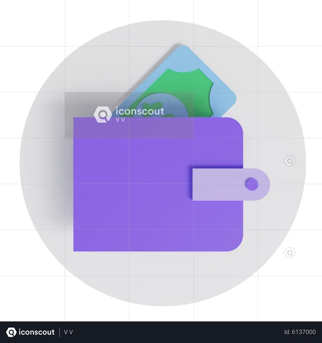 Wallet  3D Icon