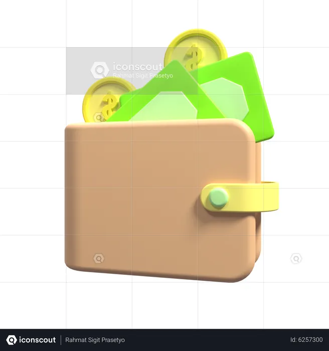 Wallet  3D Icon