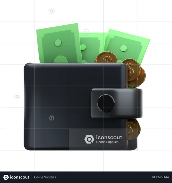 Wallet  3D Icon