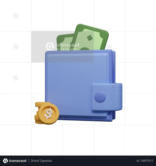 Wallet  3D Icon