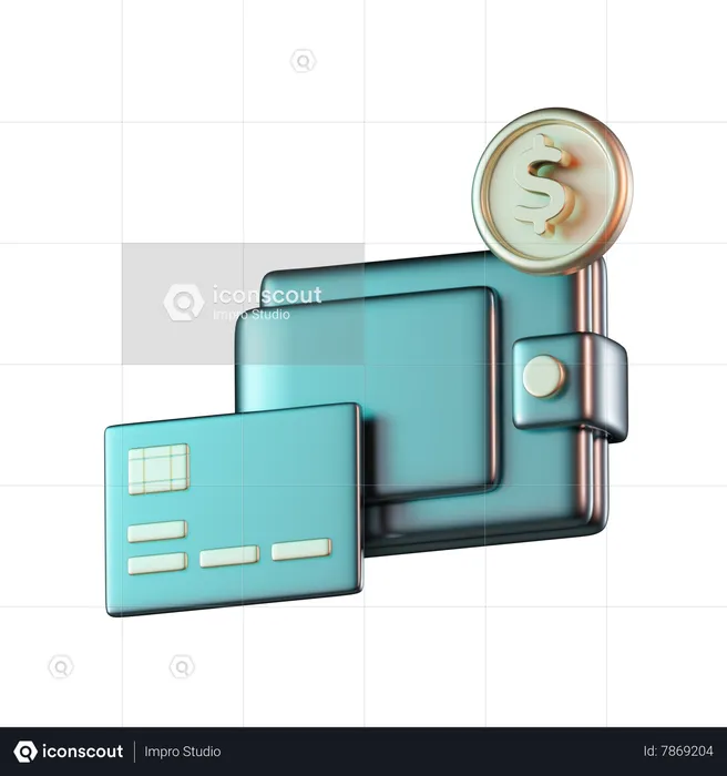 Wallet  3D Icon