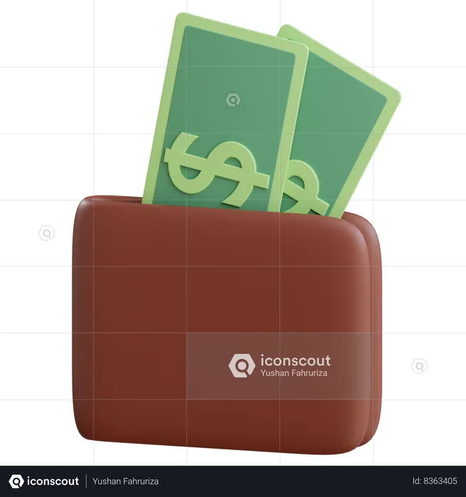 Wallet  3D Icon