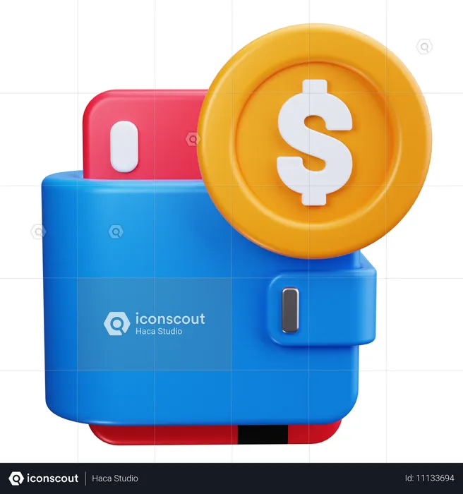 Wallet  3D Icon