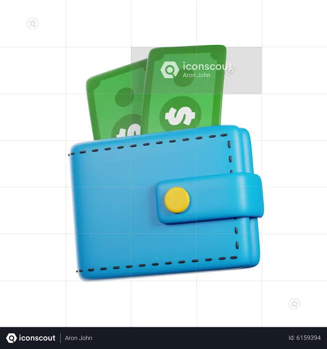 Wallet  3D Icon