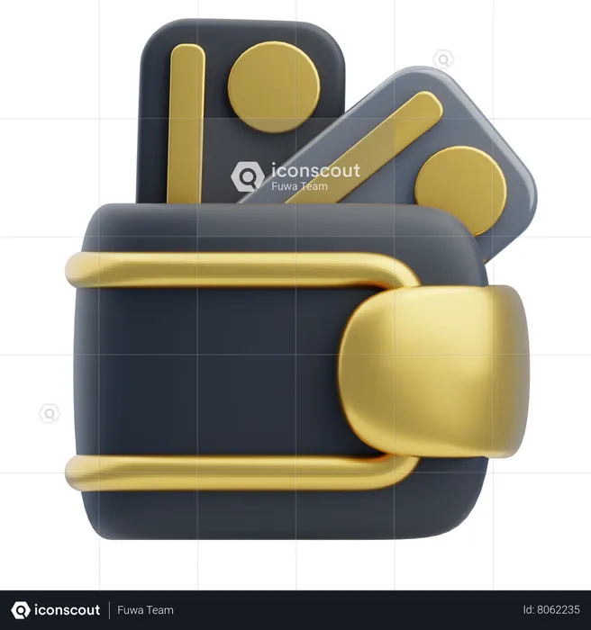 Wallet  3D Icon