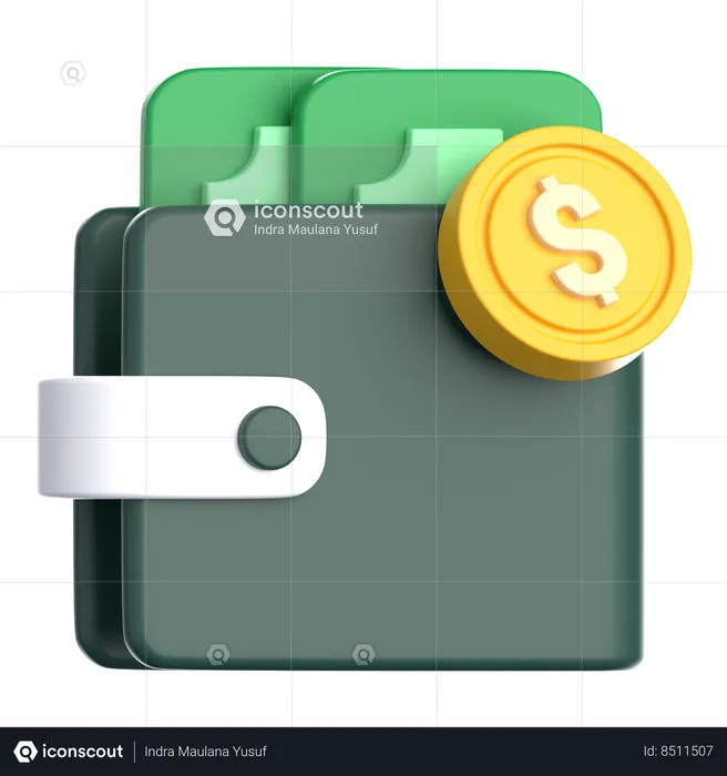 Wallet  3D Icon