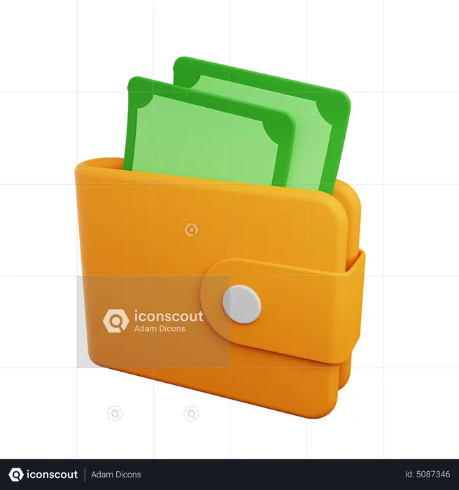 Wallet  3D Icon