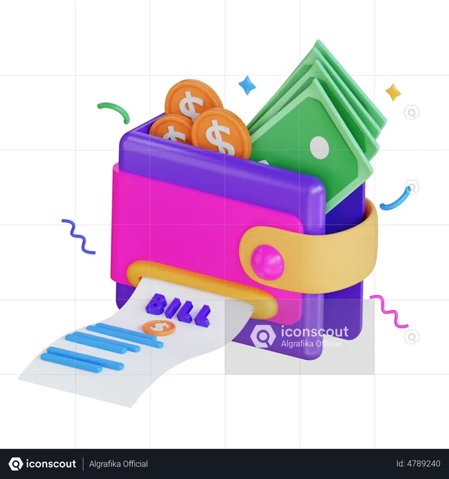 Wallet  3D Illustration