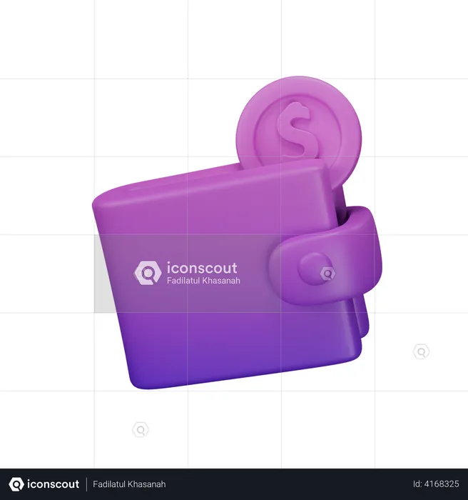 Wallet  3D Illustration