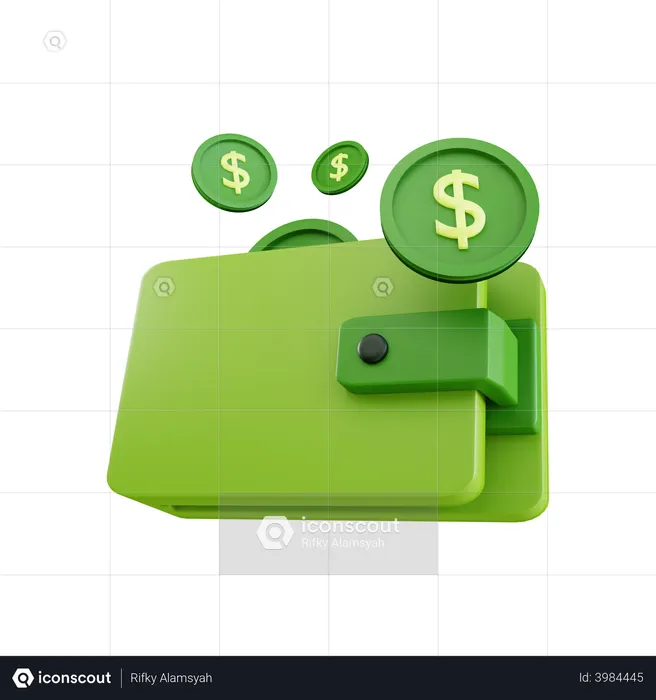 Wallet  3D Illustration