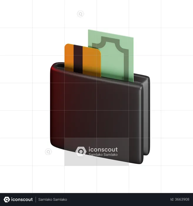 Wallet  3D Illustration