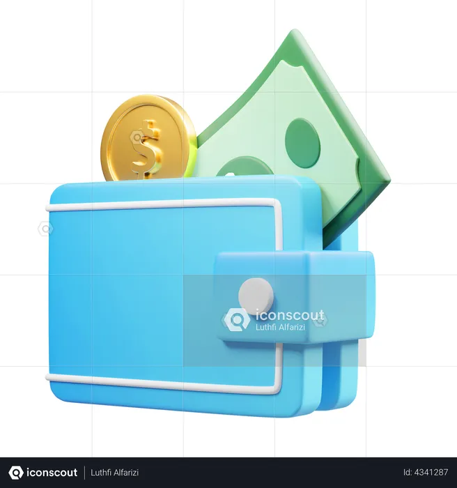 Wallet  3D Illustration