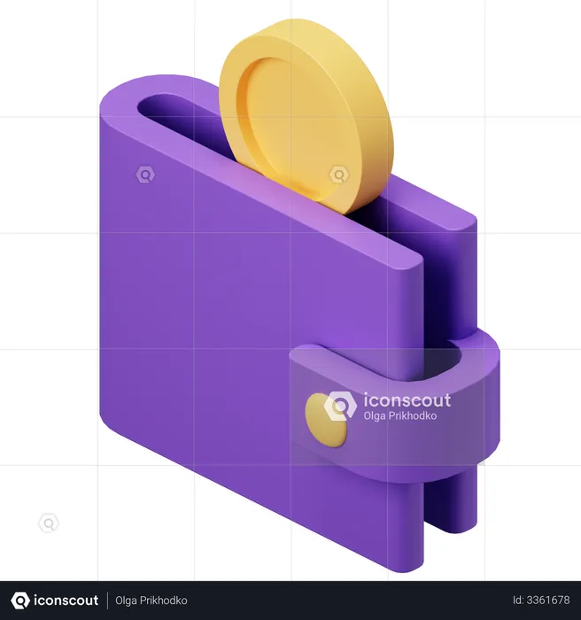 Wallet  3D Illustration