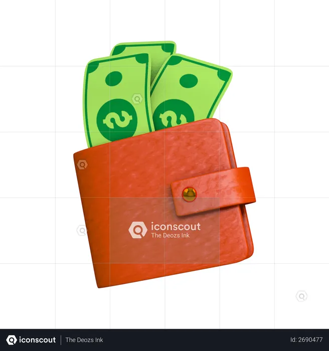 Wallet  3D Illustration