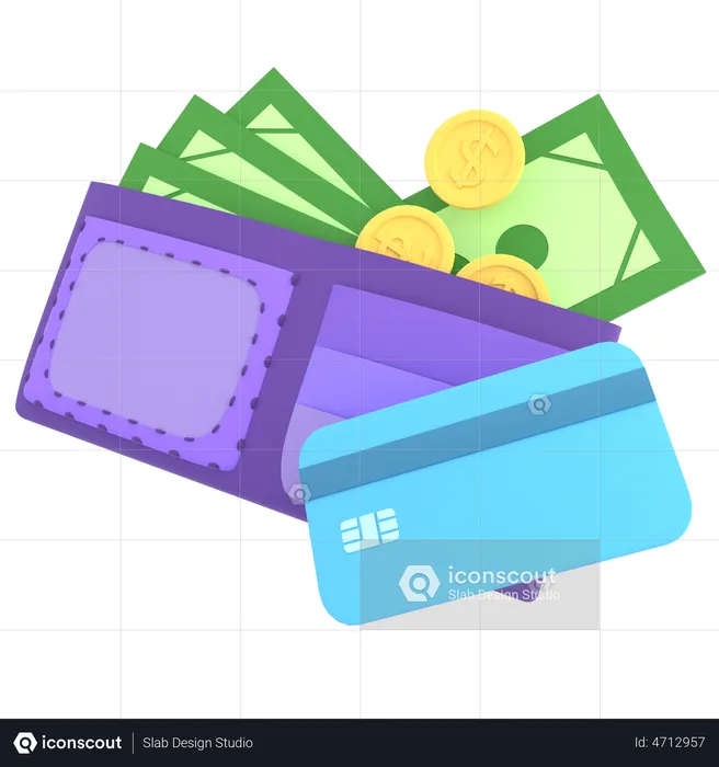 Wallet  3D Illustration