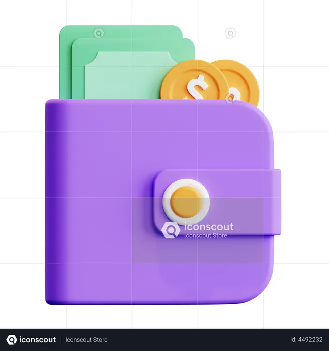 Wallet  3D Illustration