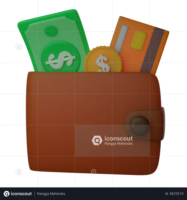 Wallet  3D Illustration