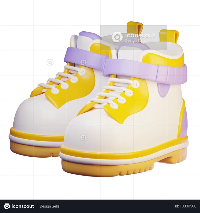 Wanderstiefel  3D Icon