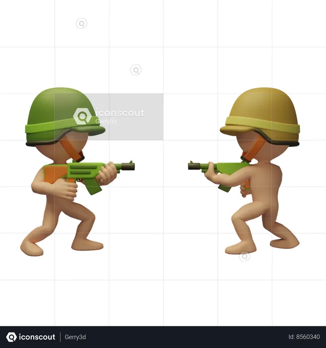 War  3D Icon