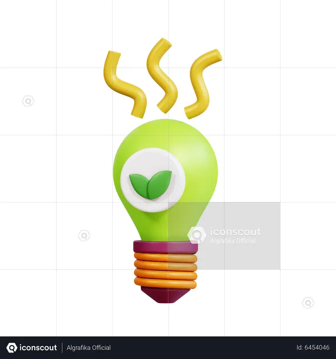 War eine Glühbirne  3D Icon