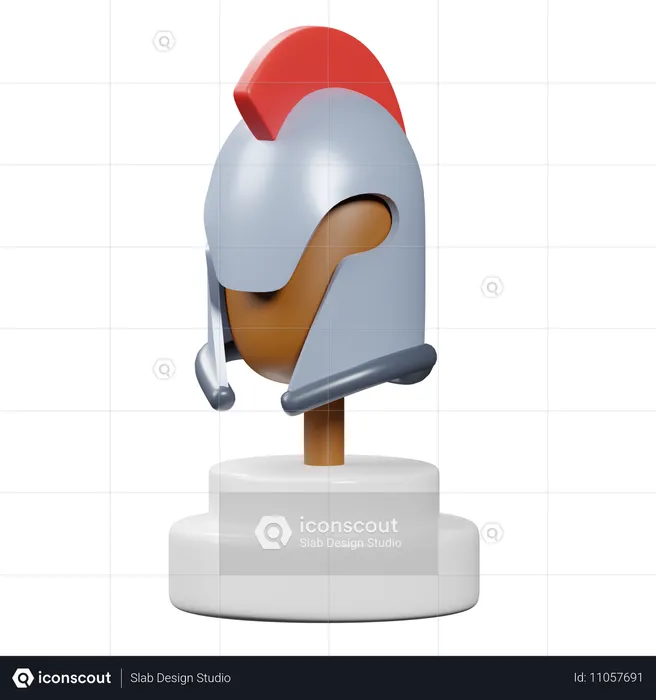 戦闘ヘルメット  3D Icon