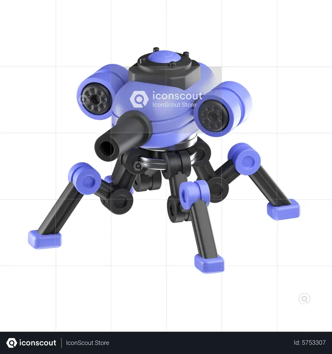 War Robot  3D Icon