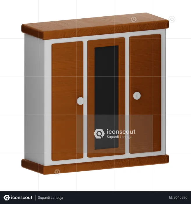 Wardrobe  3D Icon