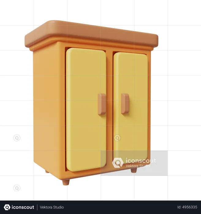 Wardrobe  3D Icon