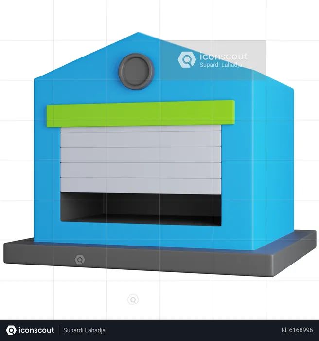 Warehouse  3D Icon