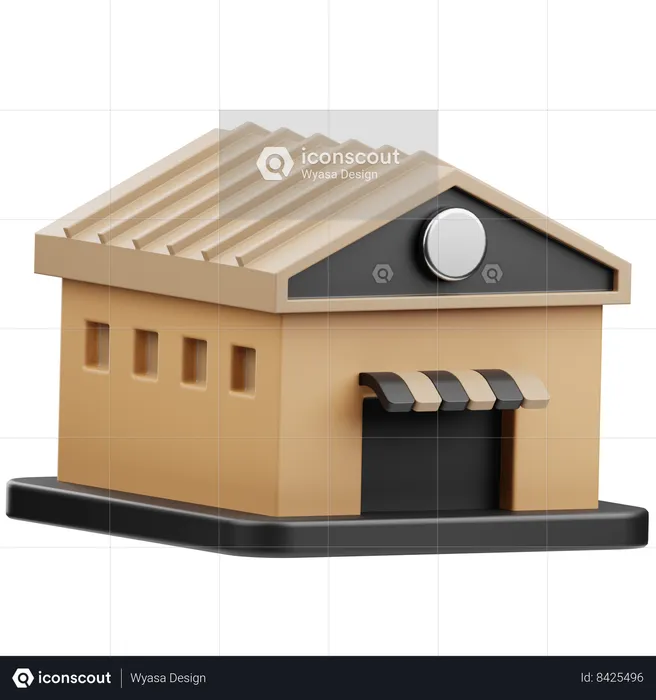 Warehouse  3D Icon