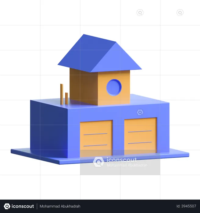 Warehouse  3D Illustration