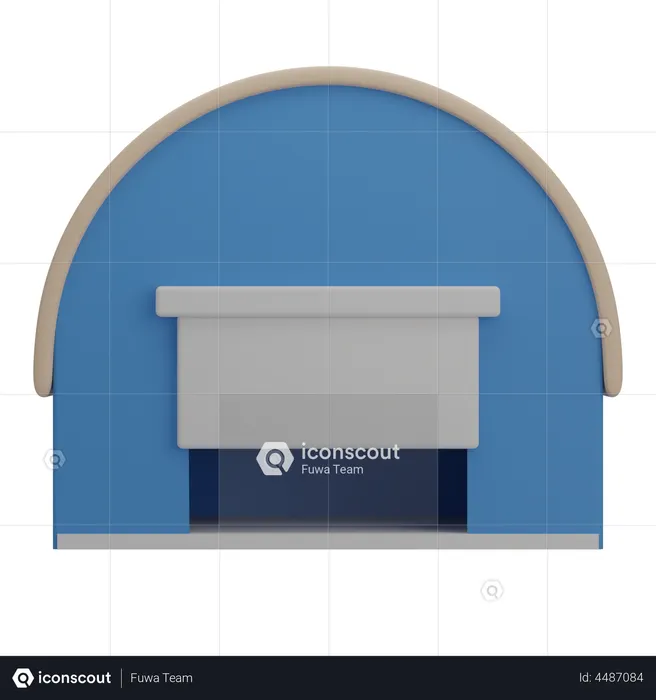 Warehouse  3D Icon