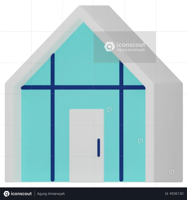 Warehouse  3D Icon