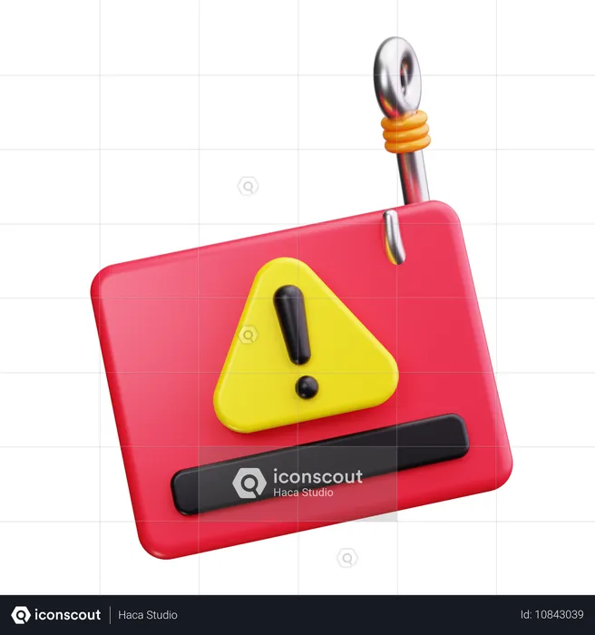 Warning Sign  3D Icon