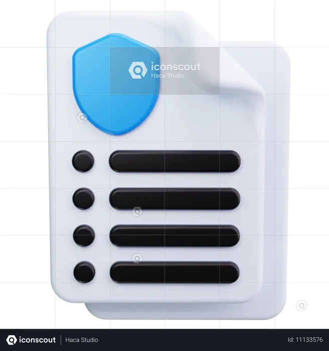 Warranty  3D Icon