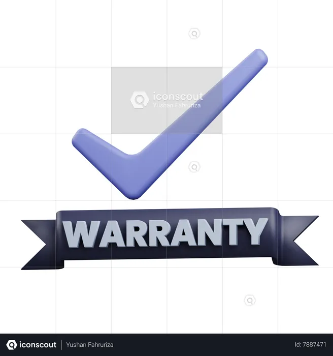 Warranty Product  3D Icon