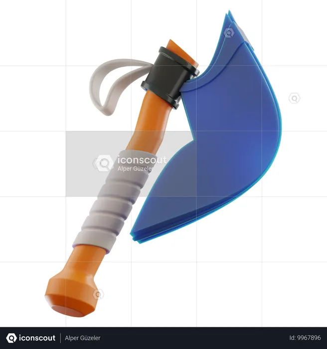 Warrior Axe  3D Icon