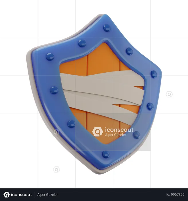 Warrior Shield  3D Icon