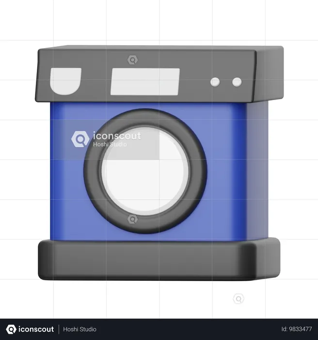 Waschmaschine  3D Icon