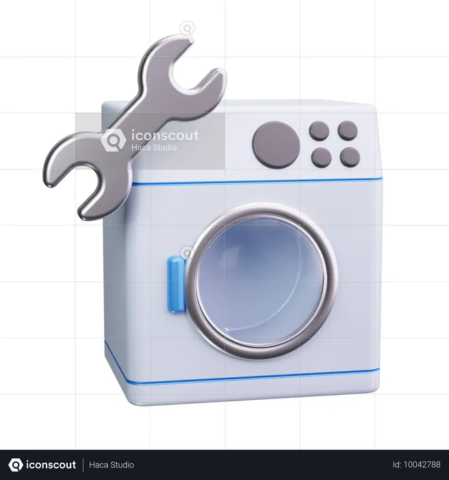 Waschmaschinenreparatur  3D Icon