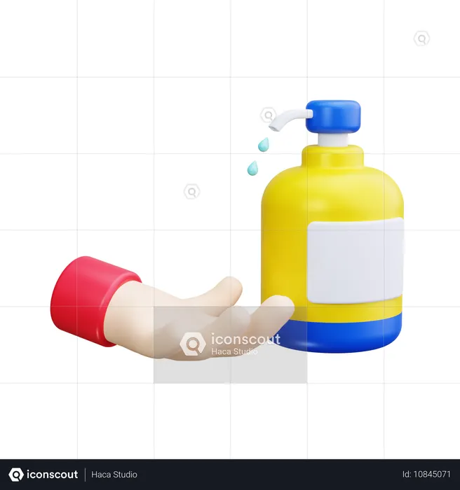 洗う  3D Icon