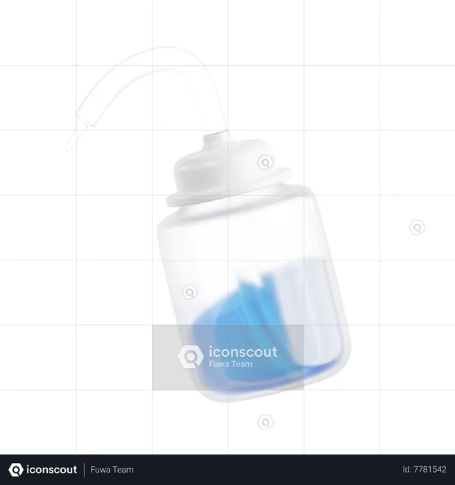 Wash Bottle  3D Icon