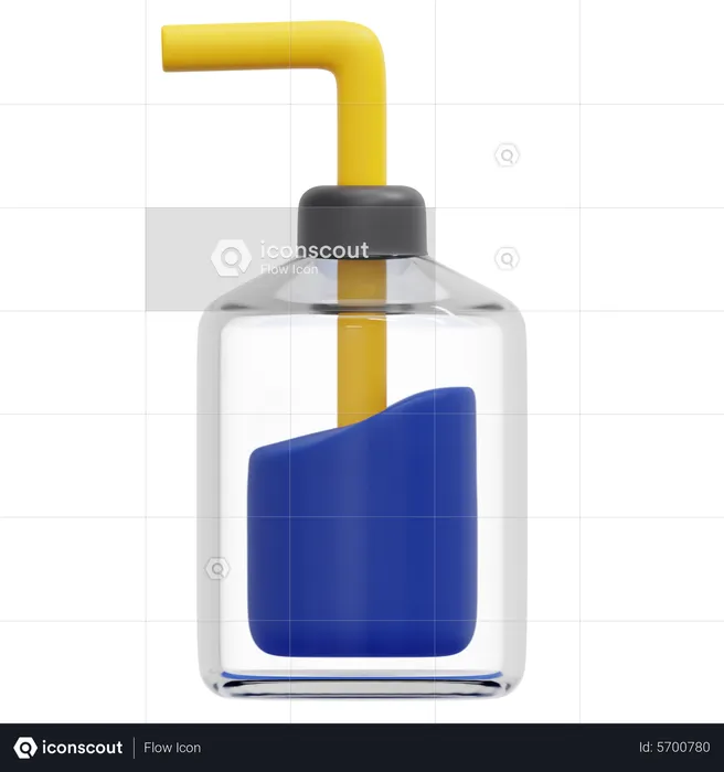 Wash Bottle  3D Icon