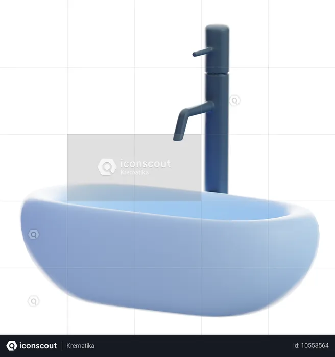 Wash Sink  3D Icon