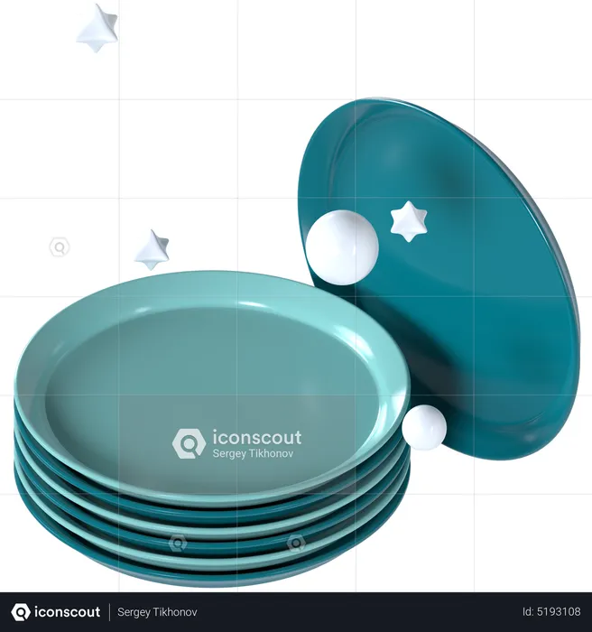 Washing Dishes  3D Icon